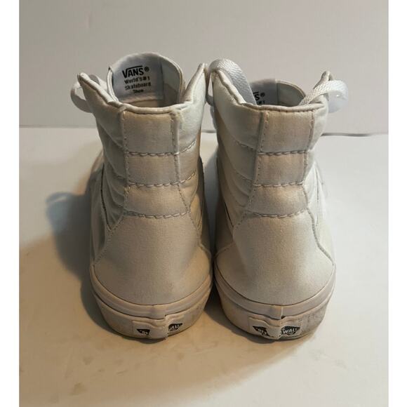 Vans Sk8 hi white size 9 - Picture 4 of 9